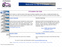 Tablet Screenshot of ecruisers.org